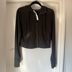 Mesh cropped define jacket